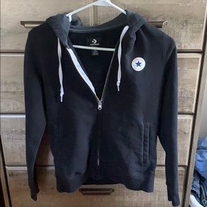 Converse zip up hoodie